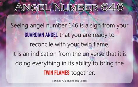 646 angel number twin flame reunion